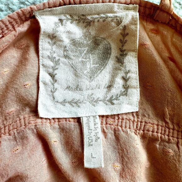 Z&L Europe Blush Pink Plunge Neck Tassel Mini Dress Cover Up Size L - Picture 6 of 12